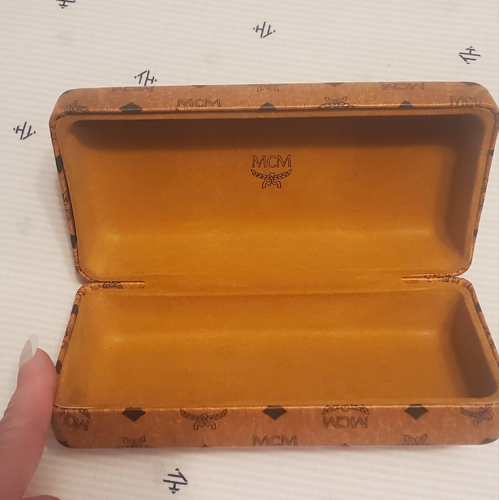 MCM Brown Monogram Glasses Case / CASE ONLY - Picture 5 of 5